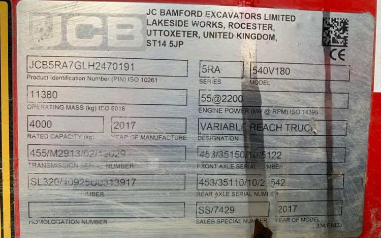 JCB 540-180  264161