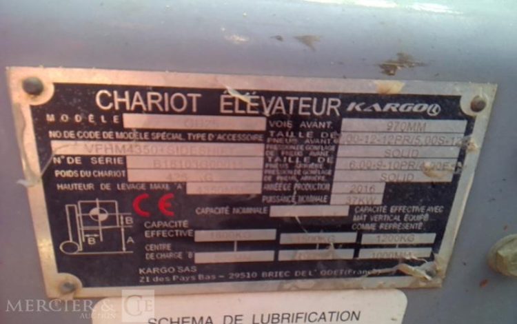GENERIQUE CHARIOT MAT FRONTAL GH 25 – 2T5 – 444H – AN2016  240995