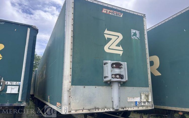 GENERAL_TRAILERS SREM GENERALTRAILERS FOURGON 27T RIDEAUX FIT VERT 285TR79