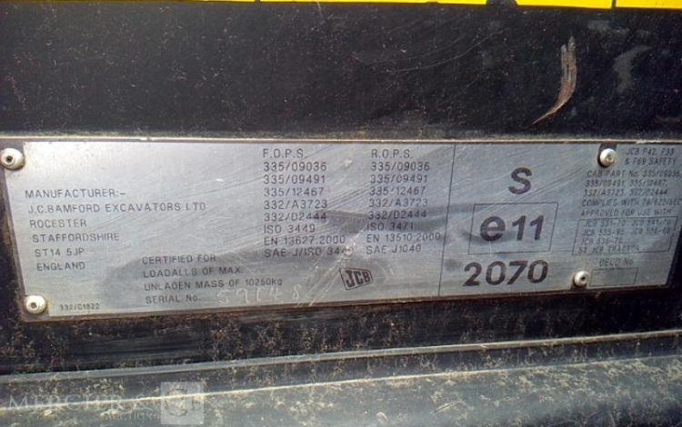 JCB CHARIOT TELESCOPIQUE 531-70 – 3T1 – 7M – 3356H -AN2011  529878