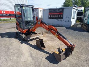 KUBOTA MINI PELLE KX018-4  – 1,8 TONNE – DIESEL – 984 HEURES – ANNEE 2020  71 196