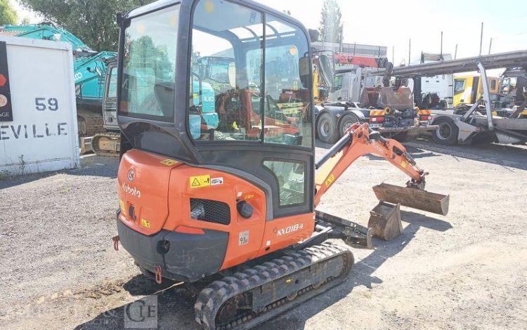 KUBOTA MINI PELLE KX018-4  – 1,8 TONNE  71196