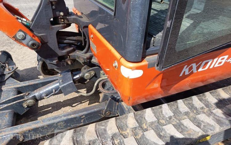 KUBOTA MINI PELLE KX018-4  – 1,8 TONNE  71196