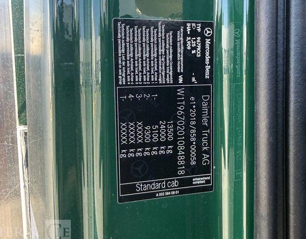 MERCEDES ATEGO 1324 VERT 848818