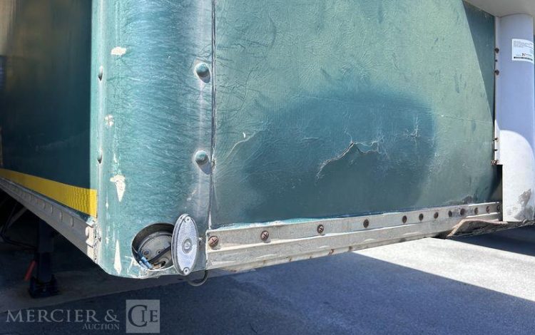 GENERAL_TRAILERS SREM FOURGON 27T RIDEAU FIT 2 ESSIEUX VERT 9776TQ79