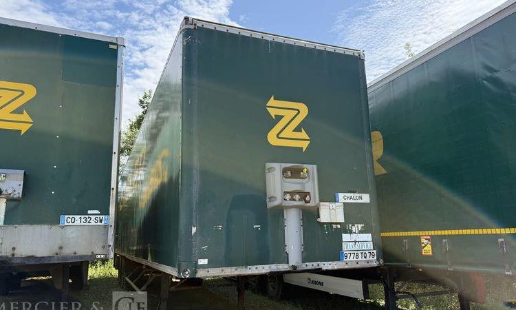 GENERAL_TRAILERS SREM FOURGON 2 ESSIEUX RIDEAU FIT 27T VERT 9778TQ79