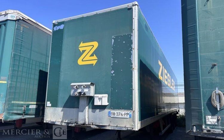 TROUILLET SREM FOURGON 3 ESSIEUX 34T VERT BM-374-PP