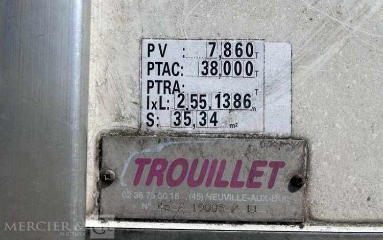 TROUILLET SREM PLSC 38T 3 ESSIEUX ROUGE BP-432-XP