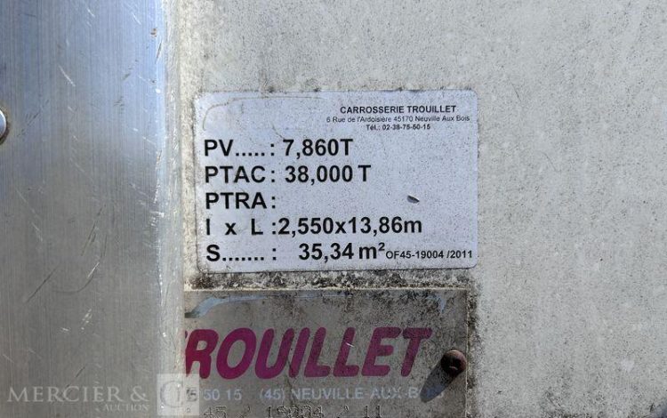 TROUILLET SREM PLSC 38T 3 ESSIEUX ROUGE BP-461-XD