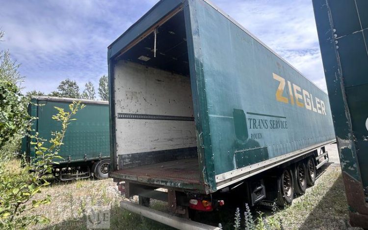 TROUILLET SREM FOURGON 3 ESSIEUX RIDEAU FIT 34T VERT BP-599-SP