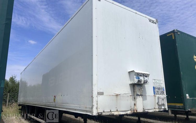 TROUILLET SREM FOURGON 2 ESSIEUX 27T RIDEAU FIT BLANC BY-560-ZC
