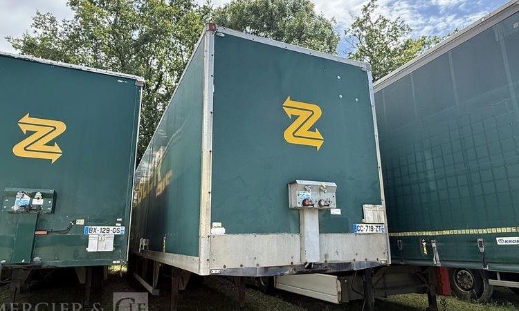 TROUILLET SREM FOURGON 2 ESSIEUX 27T RIDEAU FIT VERT CC-719-ZT