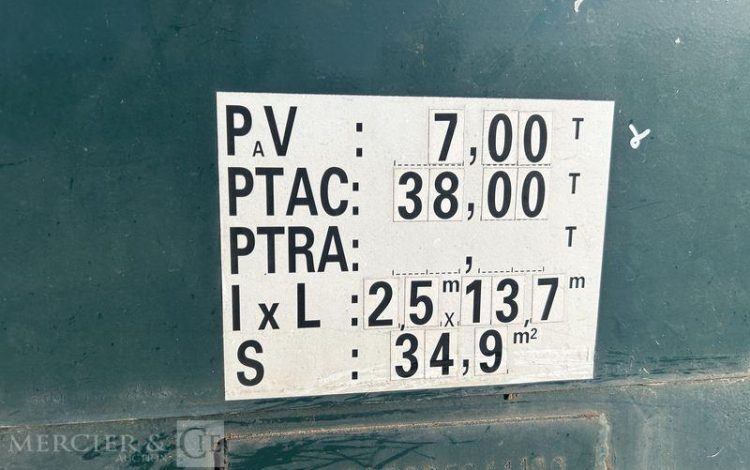 TROUILLET SREM PLSC 38T 3 ESSIEUX VERT CF-002-DJ