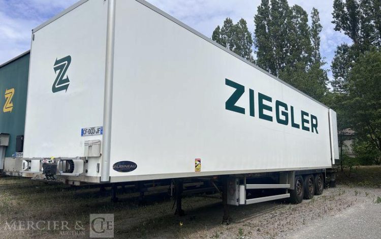 LECITRAILER SREM FOURGON 3 ESSIEUX 38T BLANC CF-003-JF