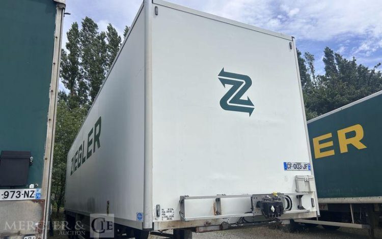 LECITRAILER SREM FOURGON 3 ESSIEUX 38T BLANC CF-003-JF