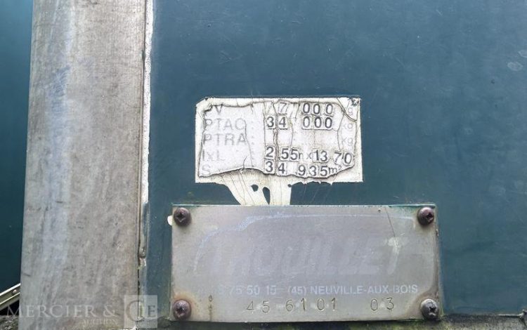 TROUILLET SREM FOURGON 3 ESSIEUX 34T VERT CG-391-QW
