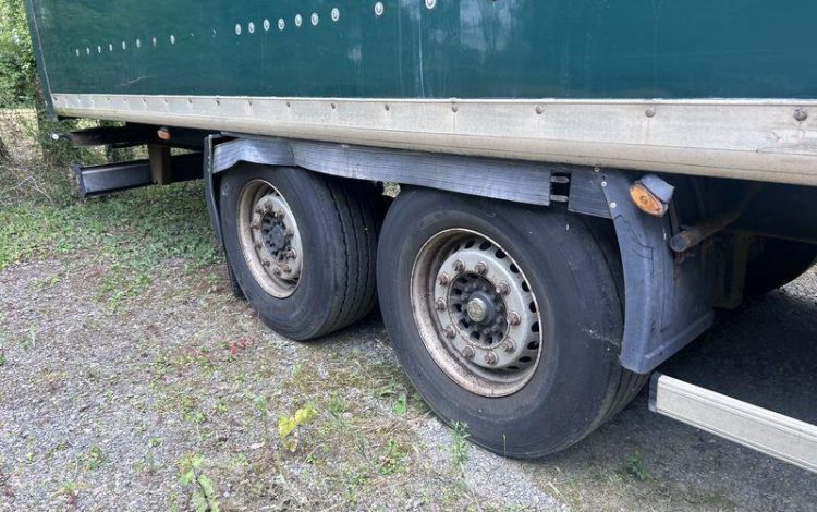 KRONE SREM FOURGON 2 ESSIEUX 27T VERT CJ-404-TD