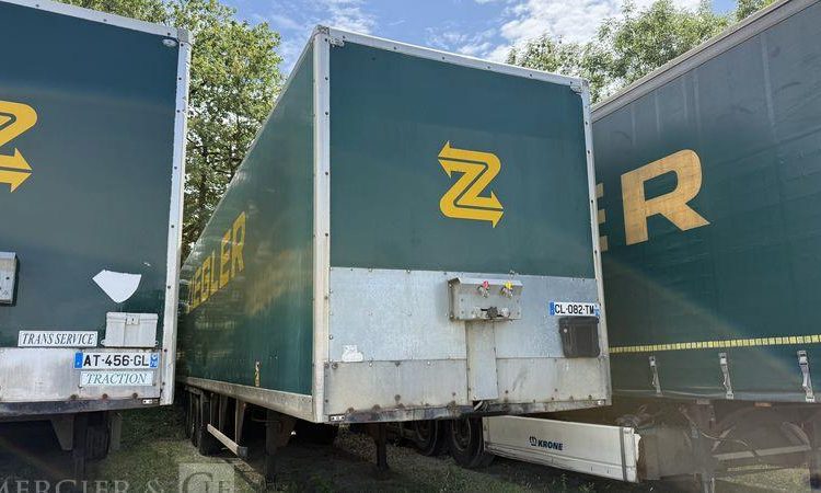 TROUILLET SREM FOURGON 3 ESSIEUX 34T RIDEAU FIT VERT CL-082-TM