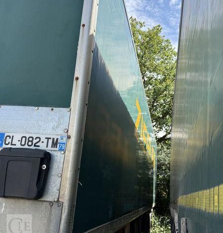 TROUILLET SREM FOURGON 3 ESSIEUX 34T RIDEAU FIT VERT CL-082-TM