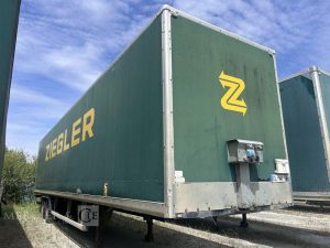TROUILLET SREM FOURGON 2 ESSIEUX 27T RIDEAU FIT VERT CL-141-TM