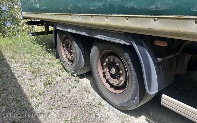 TROUILLET SREM FOURGON 2 ESSIEUX 27T RIDEAU FIT VERT CL-141-TM