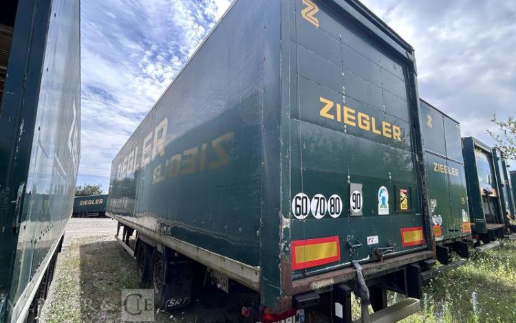 TROUILLET SREM FOURGON 2 ESSIEUX 27T RIDEAU FIT VERT CL-141-TM