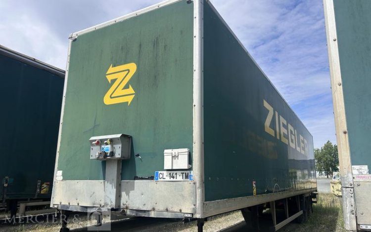 TROUILLET SREM FOURGON 2 ESSIEUX 27T RIDEAU FIT VERT CL-141-TM