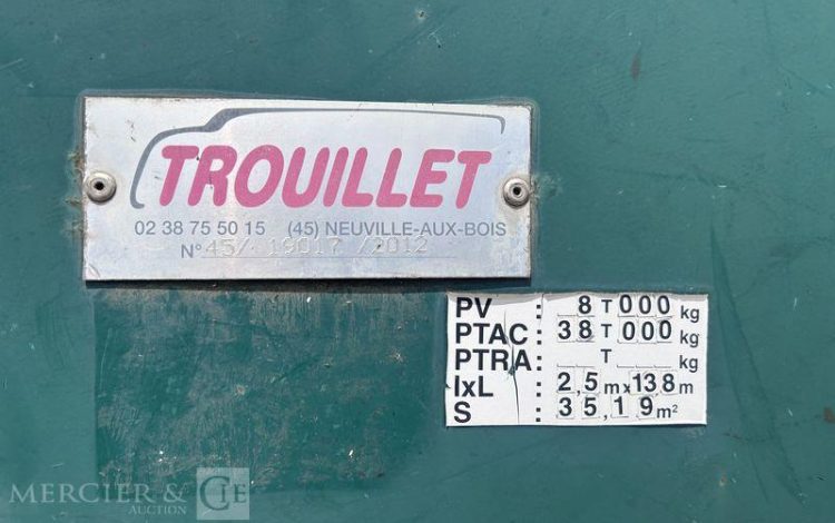 TROUILLET SREM PLSC 3 ESSIEUX 38T VERT CN-495-GE