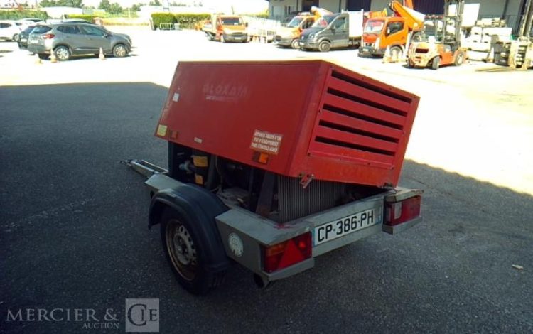 KAESER REMORQUE COMPRESSEUR D AIR M20 2000L/MN – 7BARS – 1279H – AN2013  CP-386-PH