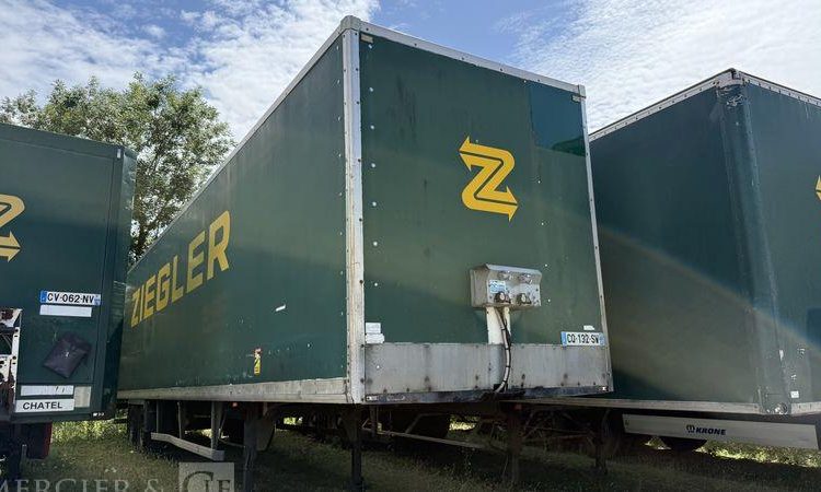 TROUILLET SREM FOURGON 2 ESSIEUX 27T RIDEAU FIT VERT CQ-132-SW
