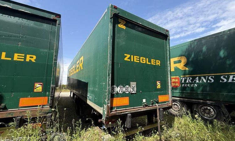 TROUILLET SREM FOURGON 2 ESSIEUX 27T RIDEAU FIT VERT CQ-132-SW