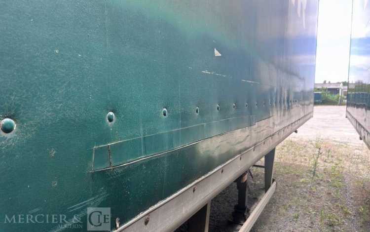TROUILLET SREM FOURGON 2 ESSIEUX 27T RIDEAUX FIT VERT CQ-256-LR