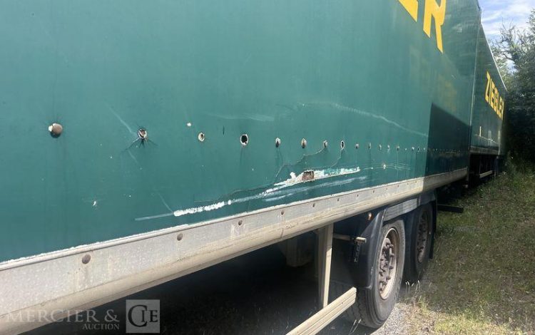 TROUILLET SREM FOURGON 2 ESSIEUX 27T RIDEAU FIT VERT CQ-716-ZW