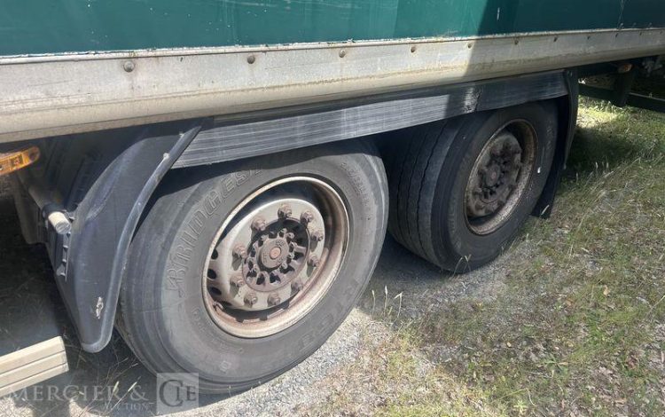 TROUILLET SREM FOURGON 2 ESSIEUX 27T RIDEAU FIT VERT CQ-716-ZW