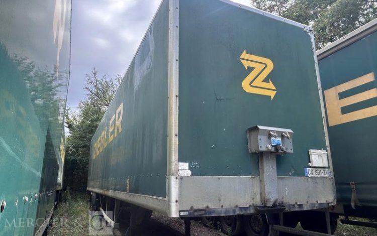 TROUILLET SREM FOURGON 2 ESSIEUX 27T RIDEAU FIT VERT CQ-901-ZV