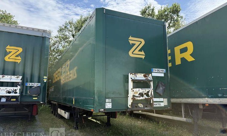 KRONE SREM FOURGON 3 ESSIEUX 34T RIDEAU FIT VERT CV-062-NV