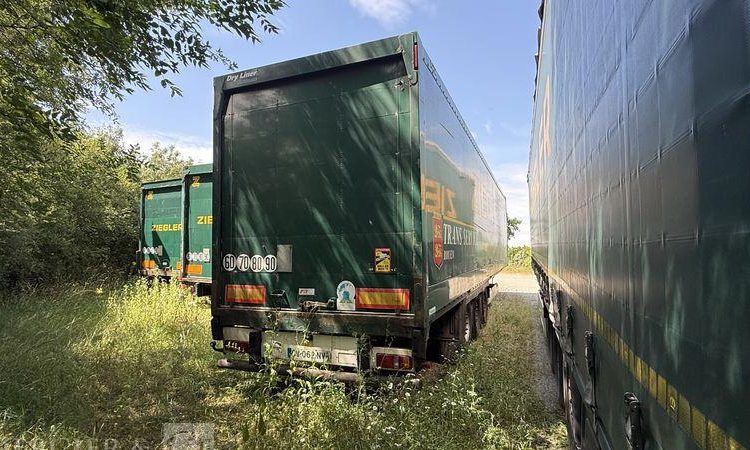 KRONE SREM FOURGON 3 ESSIEUX 34T RIDEAU FIT VERT CV-062-NV