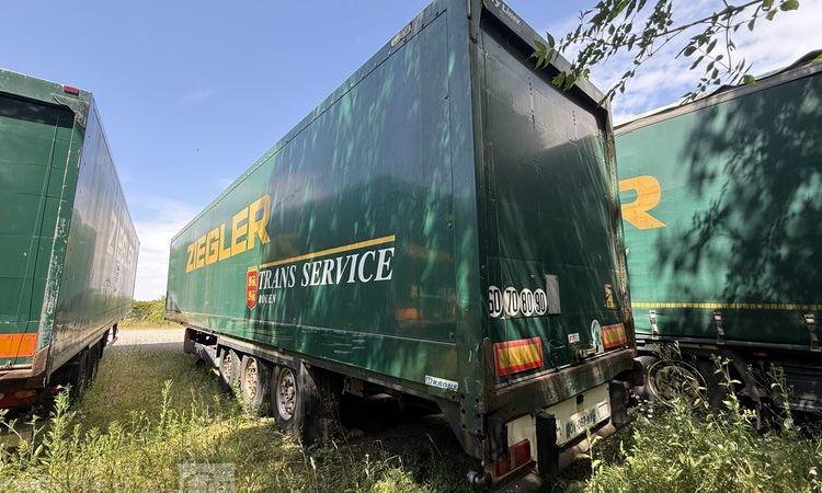 KRONE SREM FOURGON 3 ESSIEUX 34T RIDEAU FIT VERT CV-062-NV