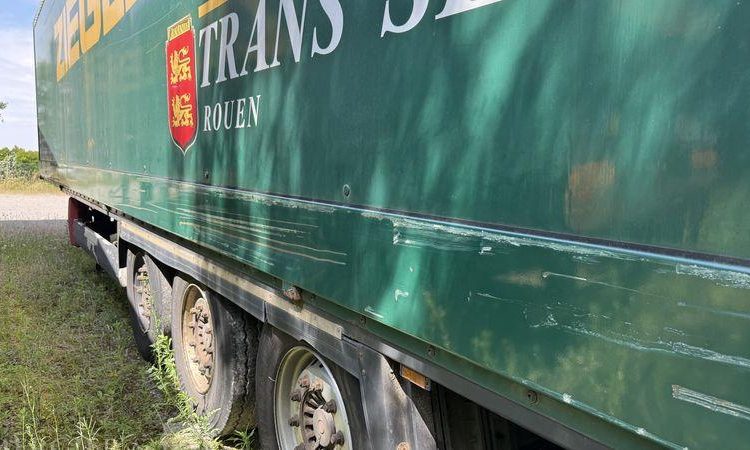 KRONE SREM FOURGON 3 ESSIEUX 34T RIDEAU FIT VERT CV-062-NV