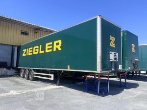 FRUEHAUF SREM FOURGON 38T 3 ESSIEUX VERT CV-594-JH