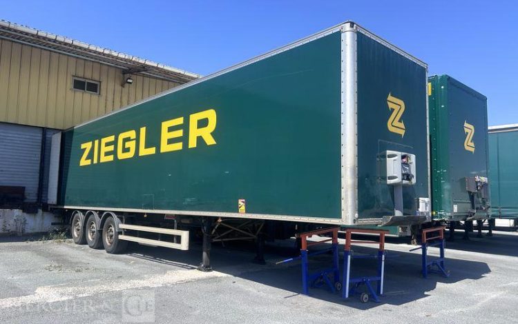 FRUEHAUF SREM FOURGON 38T 3 ESSIEUX VERT CV-594-JH