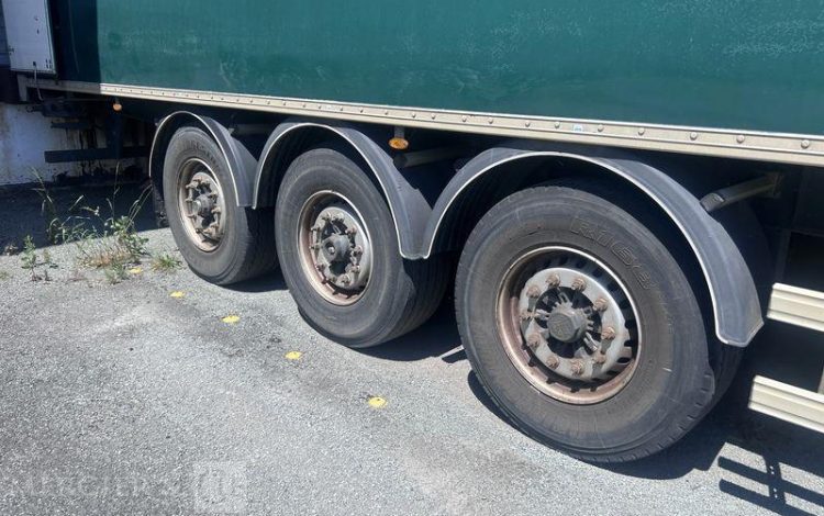 FRUEHAUF SREM FOURGON 38T 3 ESSIEUX VERT CV-594-JH
