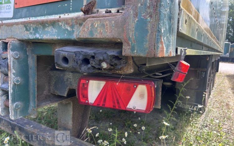 TROUILLET SREM FOURGON 3 ESSIEUX 38T RIDEAU FIT VERT CY-717-HR