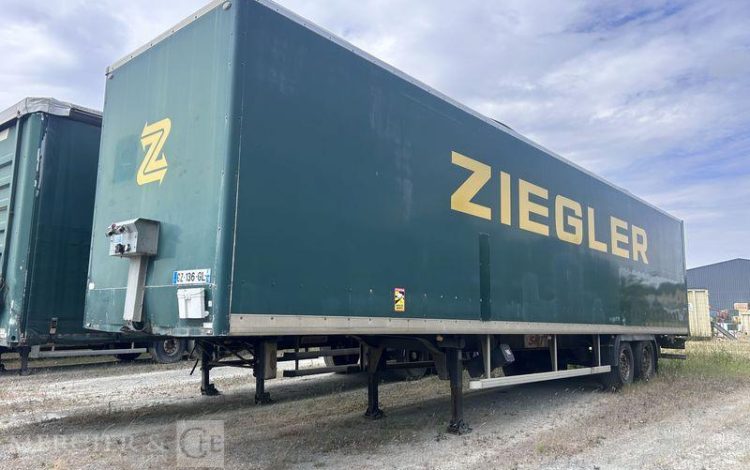 TROUILLET SREM FOURGON 2 ESSIEUX 27T RIDEAU FIT VERT CZ-136-GL