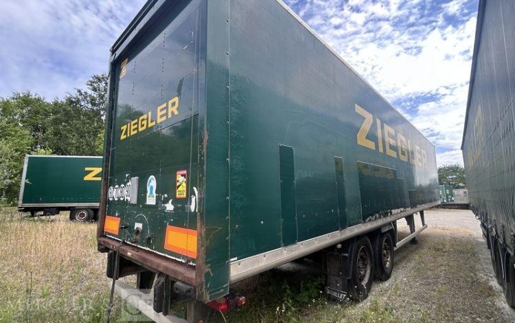 TROUILLET SREM FOURGON 2 ESSIEUX 27T RIDEAU FIT VERT CZ-136-GL
