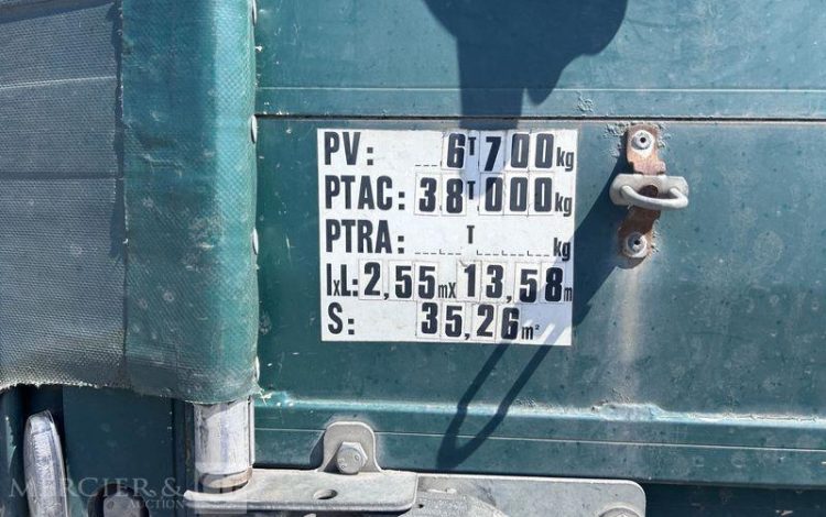 TROUILLET SREM PLSC 38T HAYON 3 ESSIEUX VERT DA-261-CM