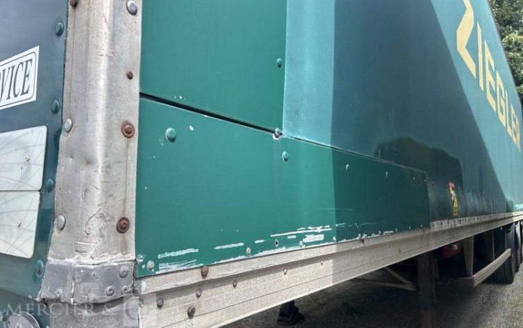 SAMRO SREM FOURGON 3 ESSIEUX 34T RIDEAU FIT VERT DA-429-PB