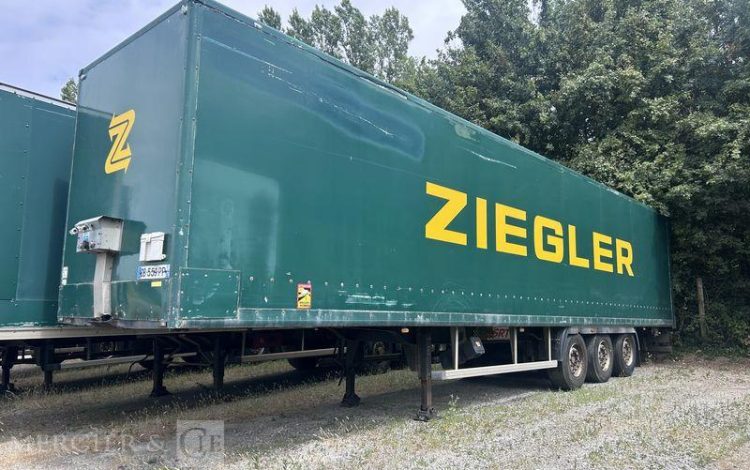 TROUILLET SREM FOURGON 3 ESSIEUX 38T RIDEAUX FIT VERT DB-559-PP