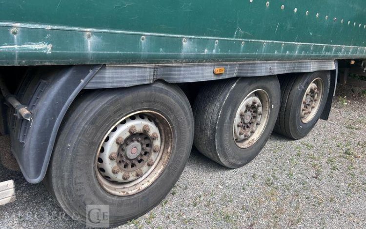 TROUILLET SREM FOURGON 3 ESSIEUX 38T RIDEAUX FIT VERT DB-559-PP