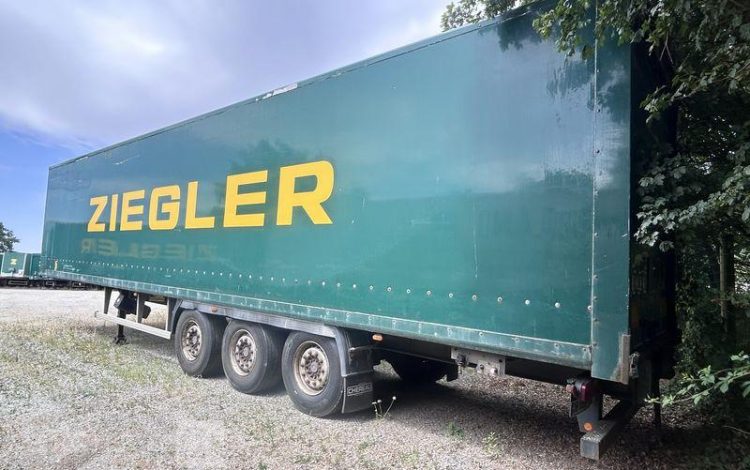 TROUILLET SREM FOURGON 3 ESSIEUX 38T RIDEAUX FIT VERT DB-559-PP